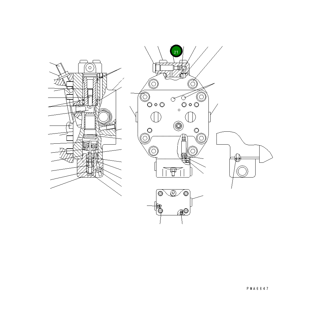 Крышка 20E-60-K3510 Komatsu