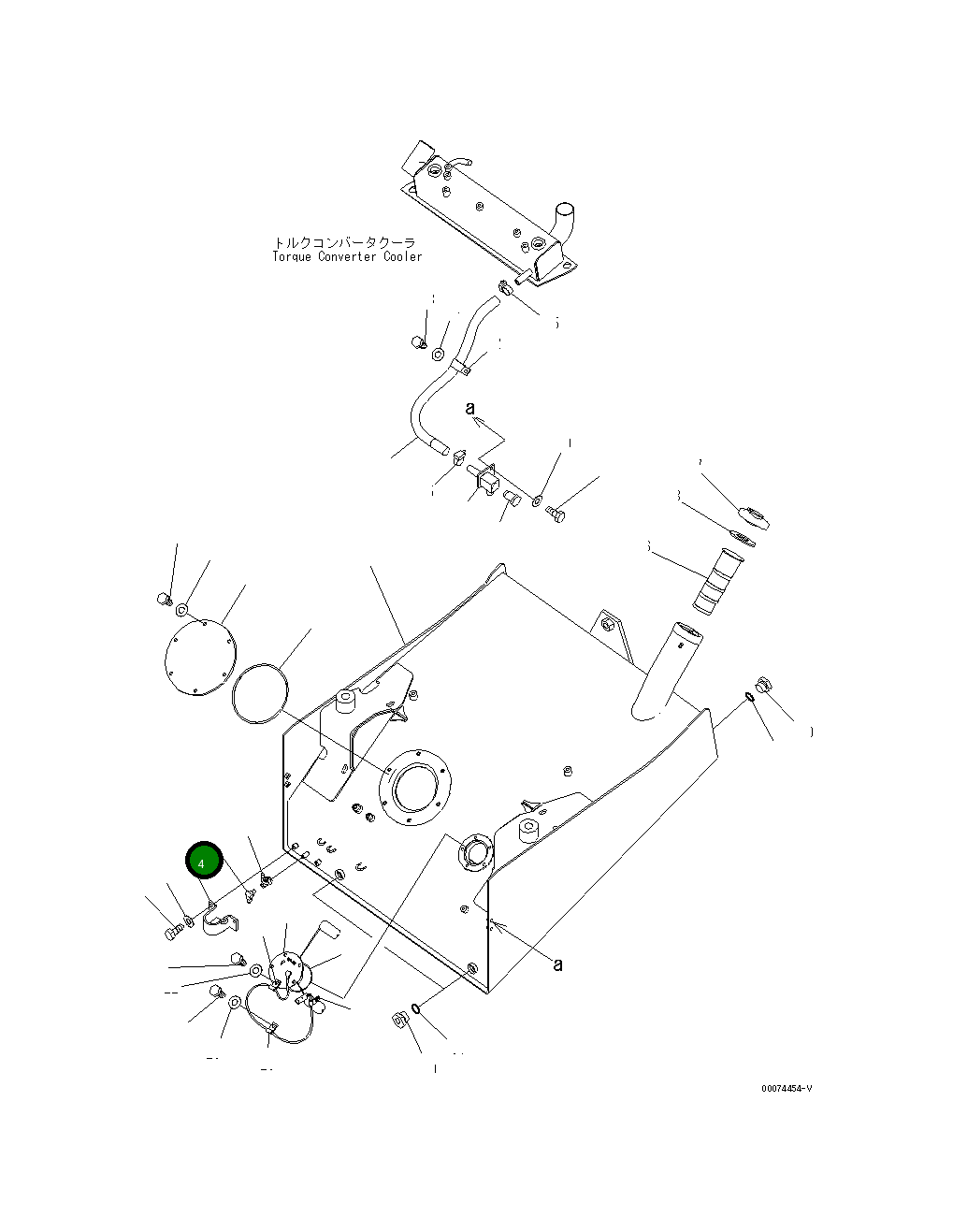 Крышка 423-Z13-4290 Komatsu
