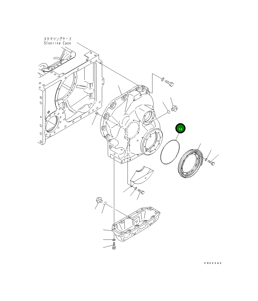 Кольцо уплотнительное (O-Ring) 07000-15320 Komatsu