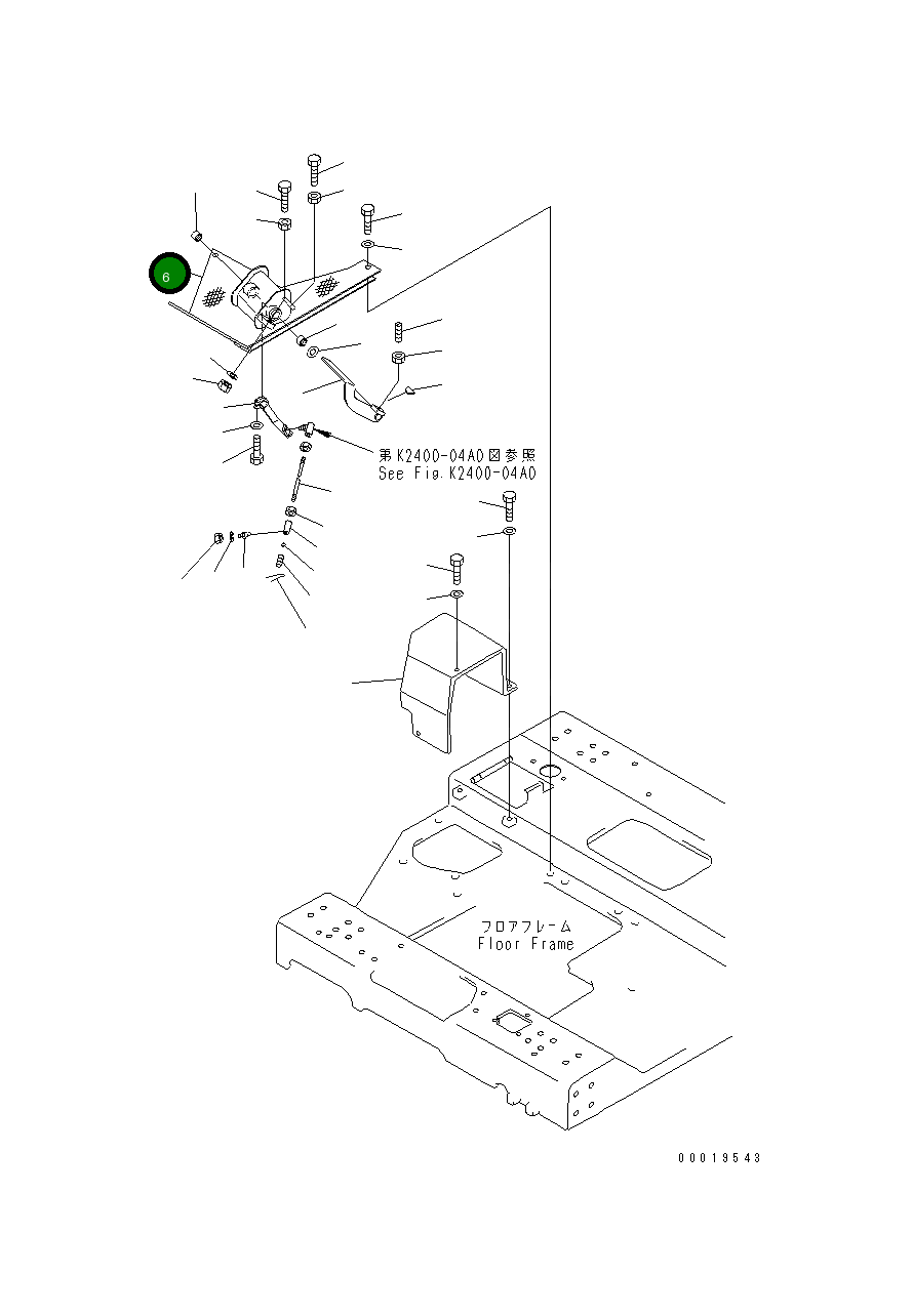 Крышка 176-54-45143 Komatsu