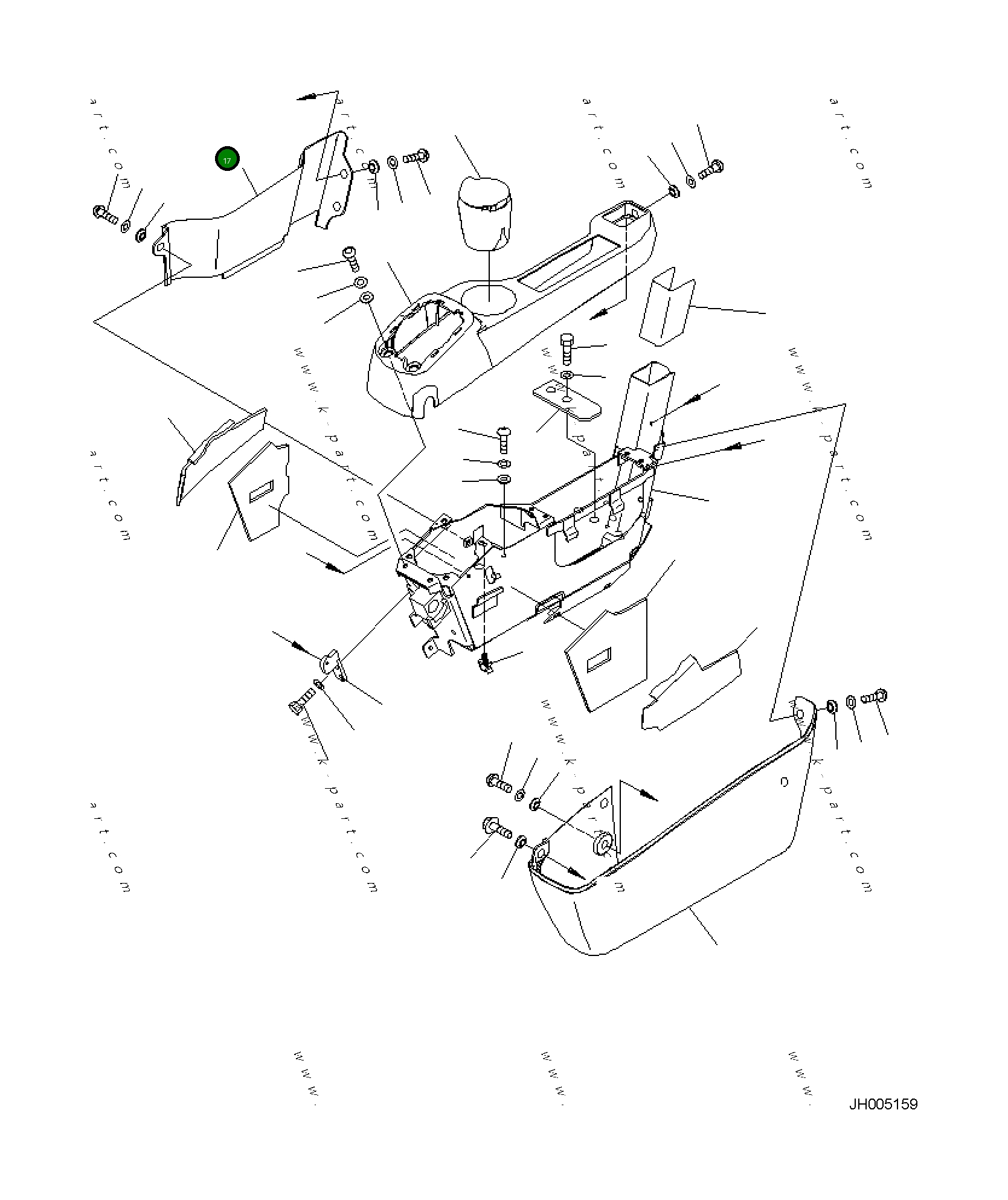 Крышка 2A5-43-11641 Komatsu