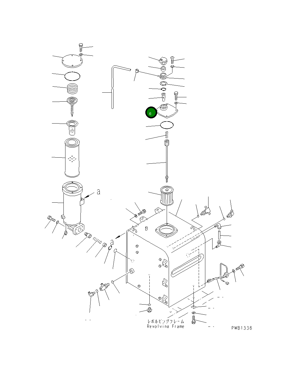 Крышка 207-60-61171 Komatsu