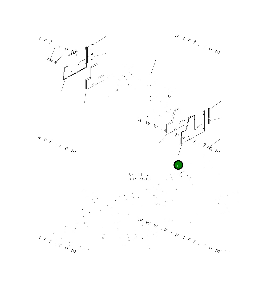 Крышка 423-54-61321 Komatsu