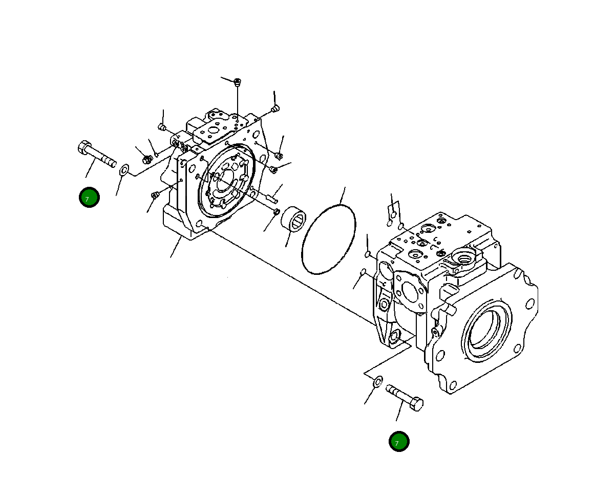 Болт 01011-61860 Komatsu