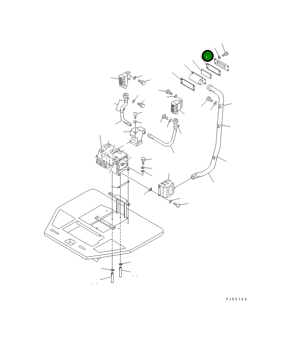 Крышка 234-809-3230 Komatsu
