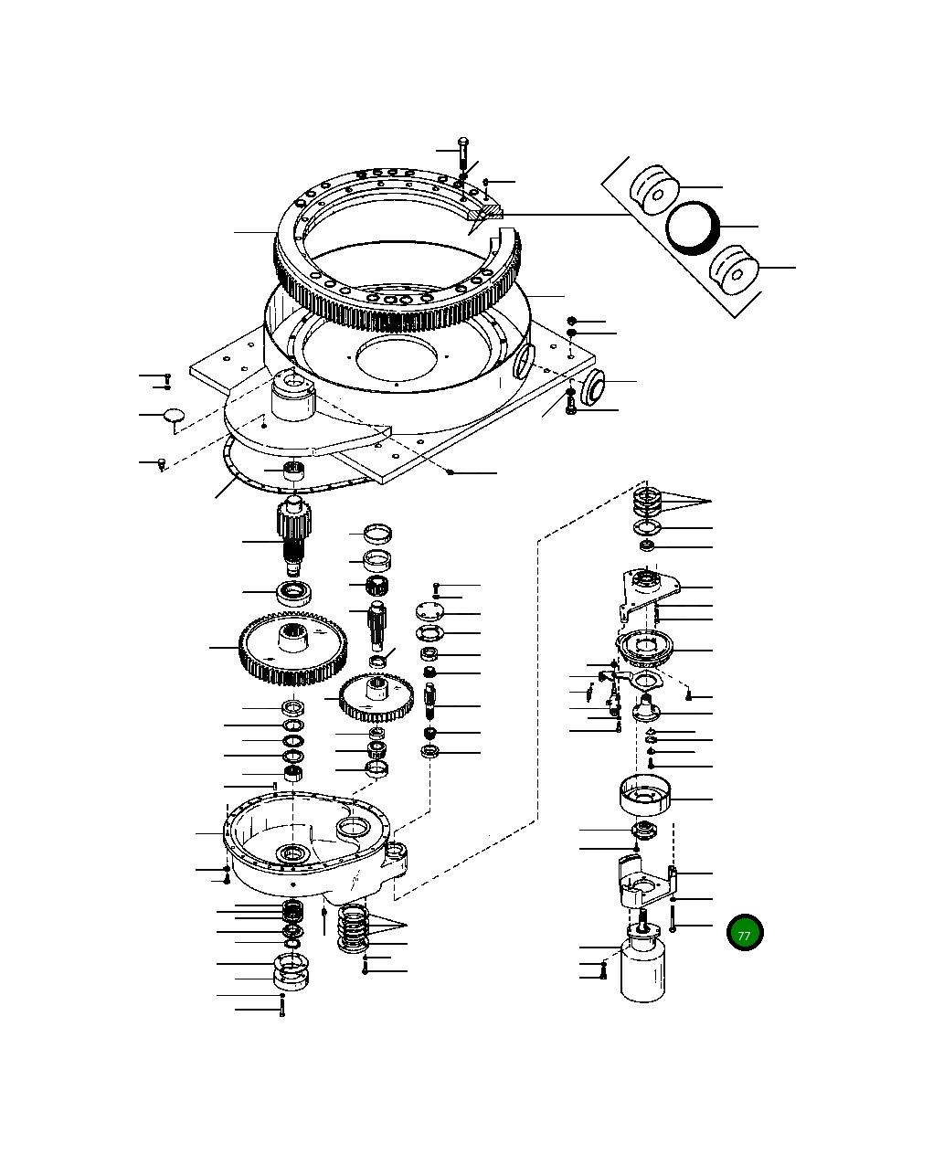 Болт 82 088  Komatsu