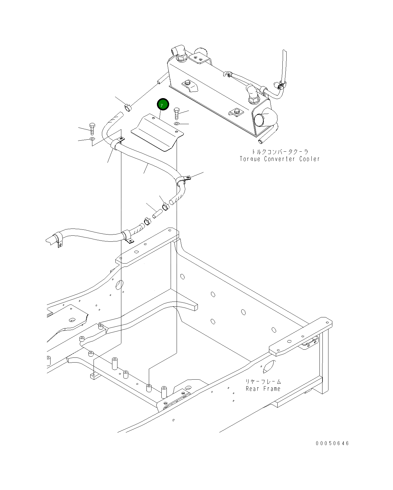 Крышка 421-07-41230 Komatsu