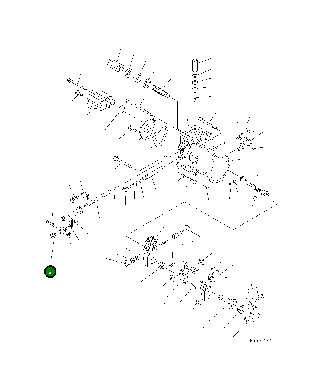 Болт YM26116-040088 Komatsu