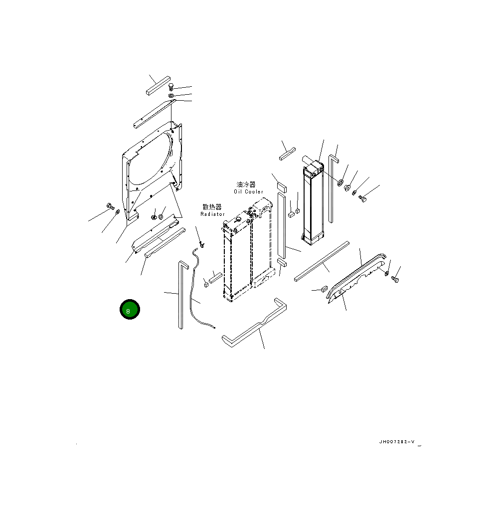 Крышка 206-03-24351 Komatsu