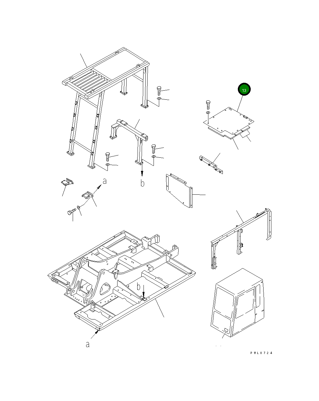 Крышка 22S-956-1120  Komatsu