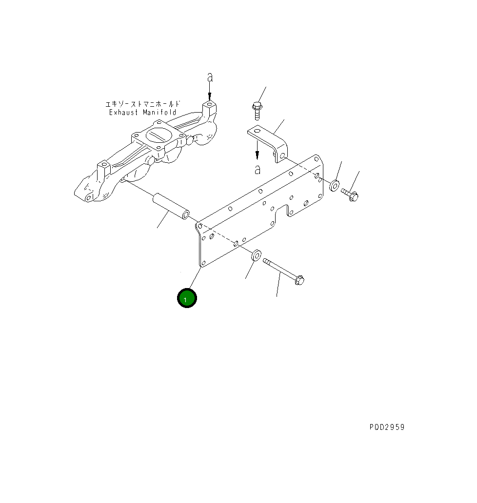 Крышка 6202-11-5910 Komatsu