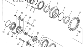 Шестерня 207-27-52280 Komatsu