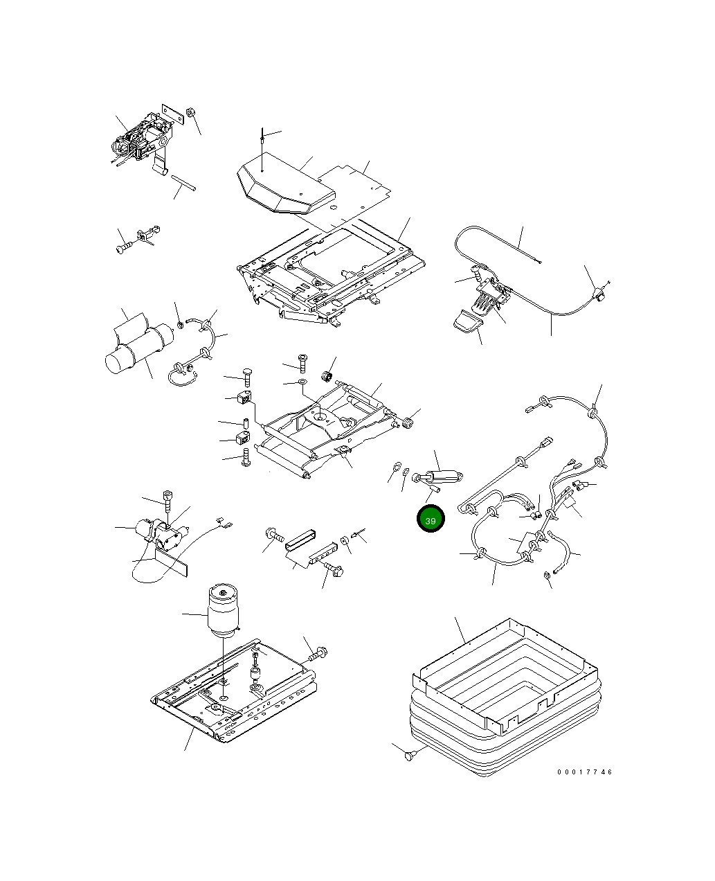 Болт 20K-57-33490 Komatsu