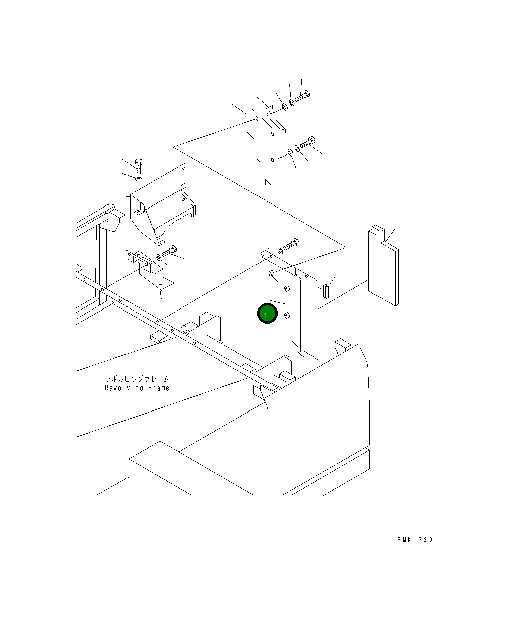 Крышка 203-54-63893 Komatsu