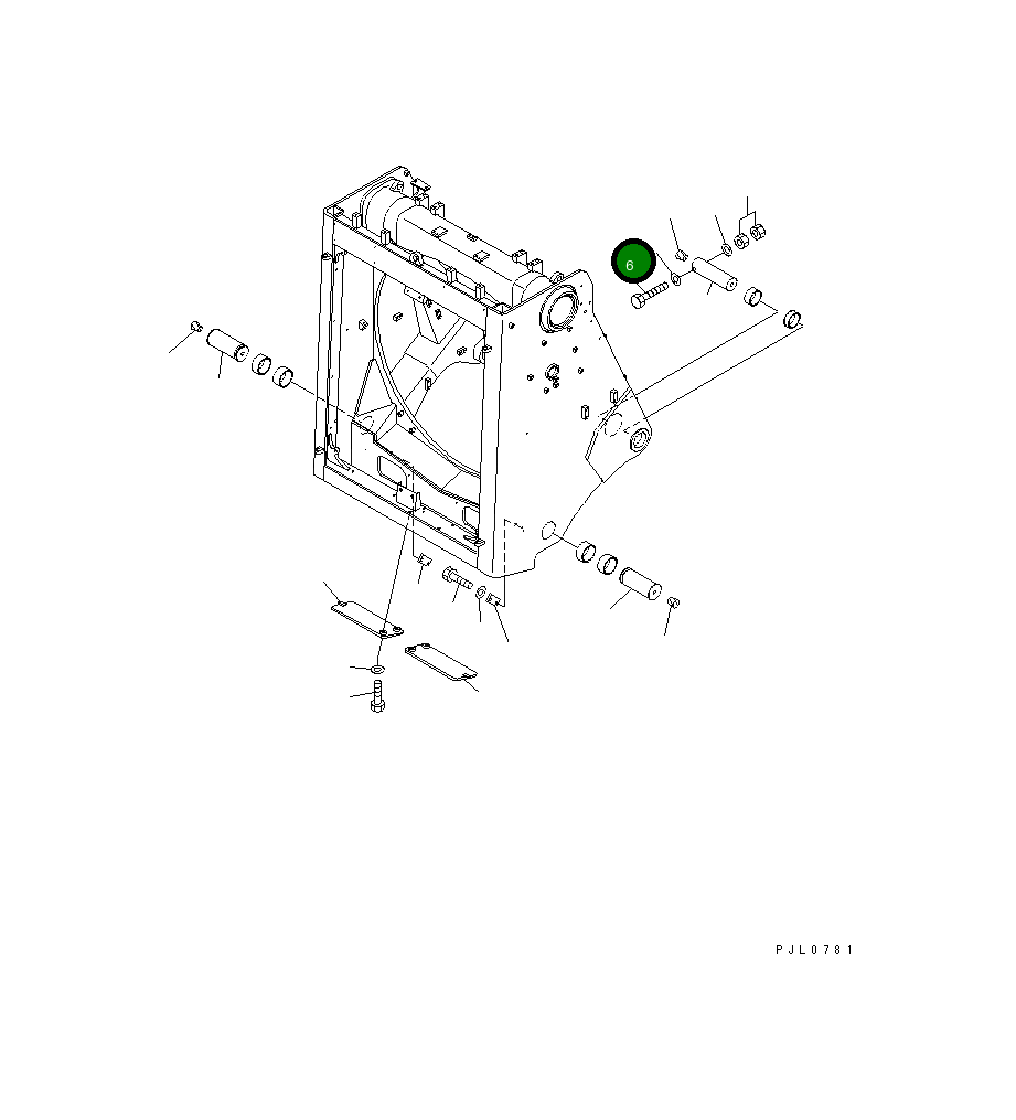 Болт 419-975-1140 Komatsu