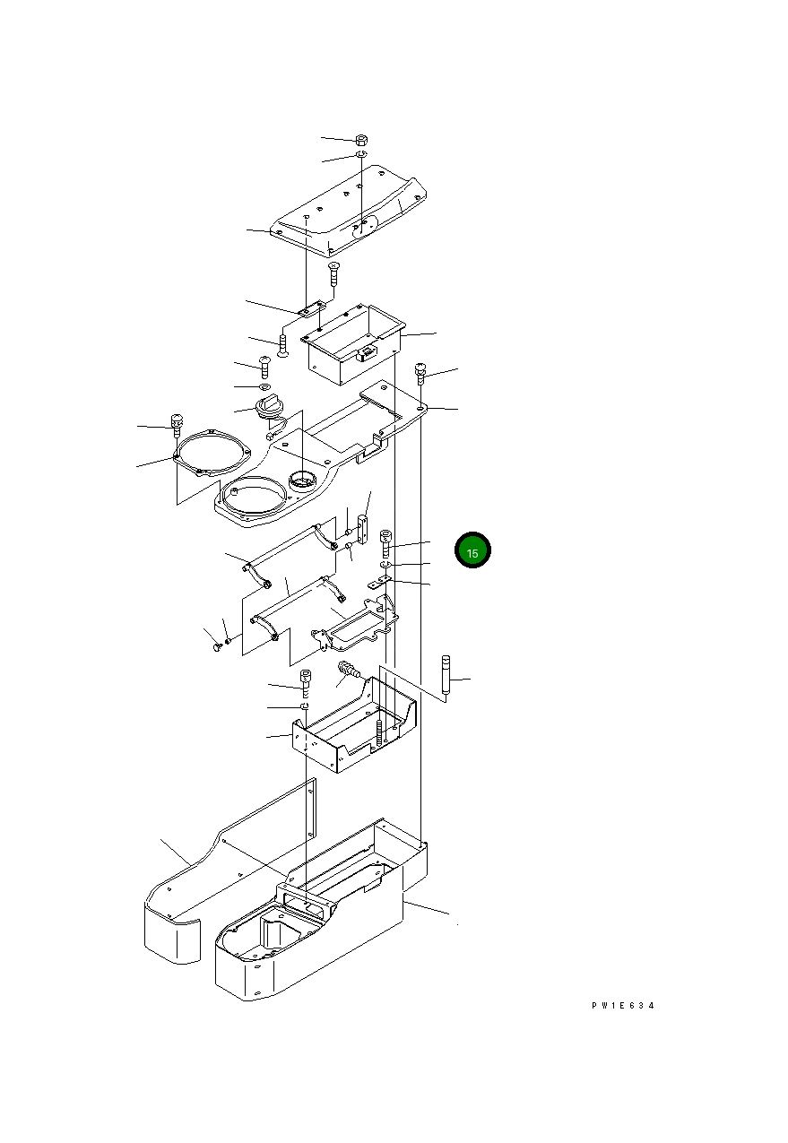 Болт 01252-80410 Komatsu