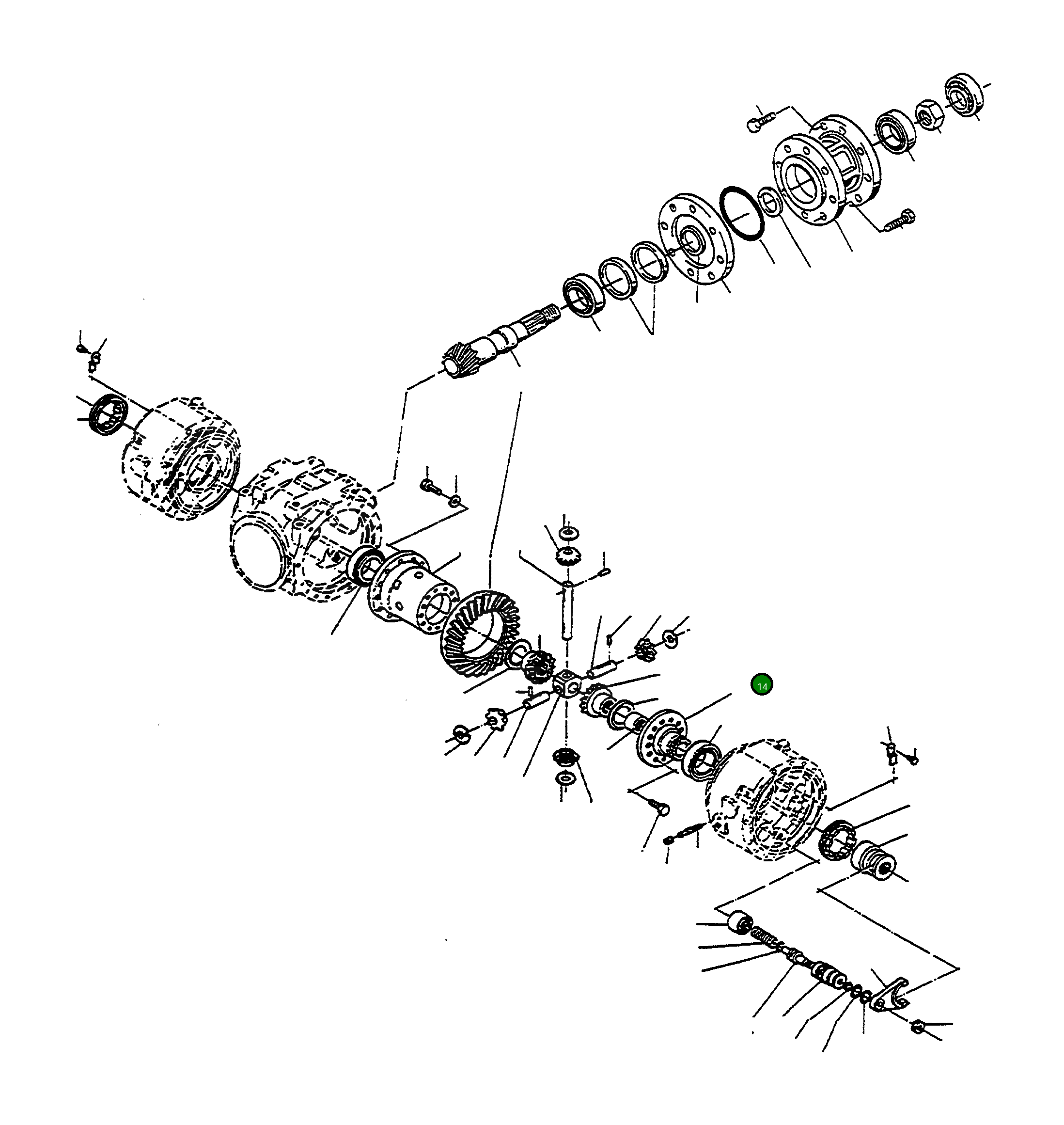 Крышка 4918996M1  Komatsu