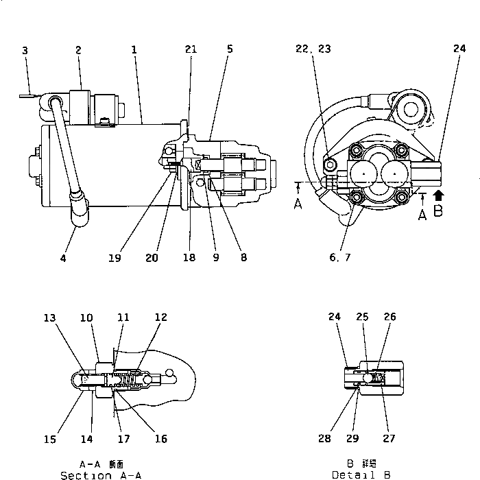 Болт 421-U44-1640  Komatsu