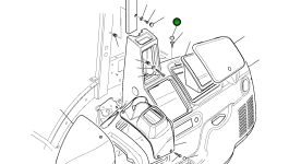 Крышка 42N-54-14670 Komatsu