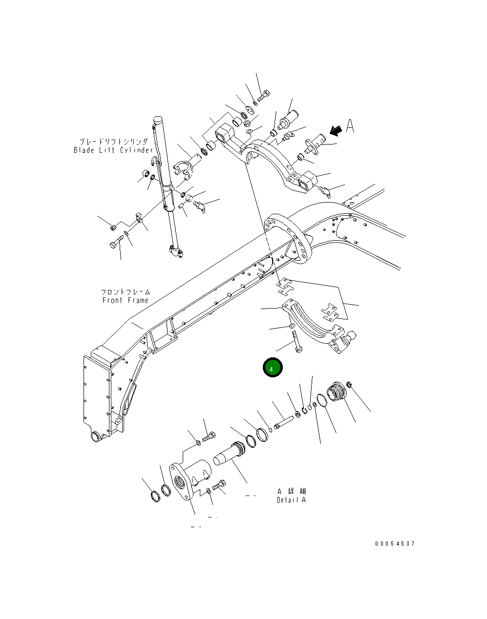 Болт 561-88-68950 Komatsu