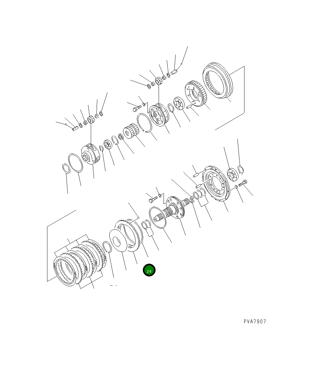Кольцо 134-15-12870 Komatsu