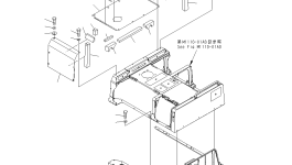 Крышка 209-54-41210 Komatsu