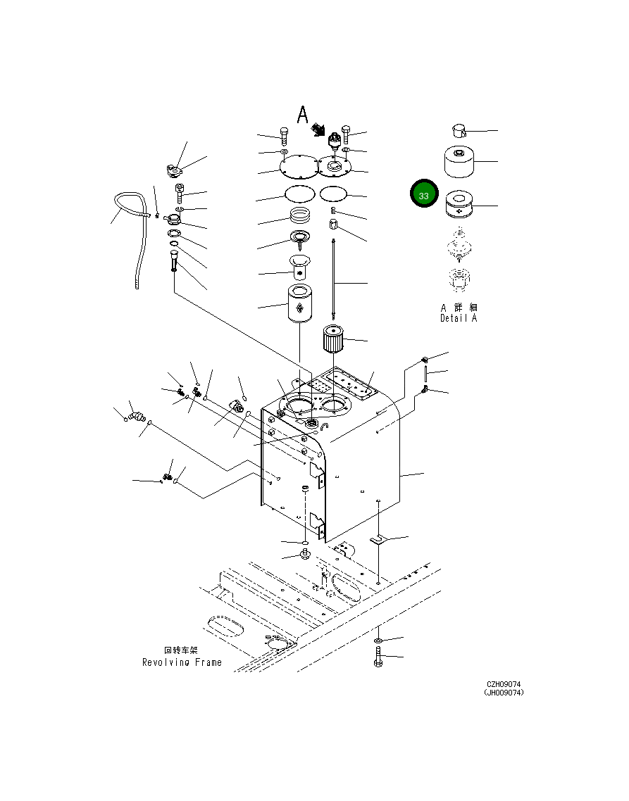 Крышка 207-60-77141 Komatsu