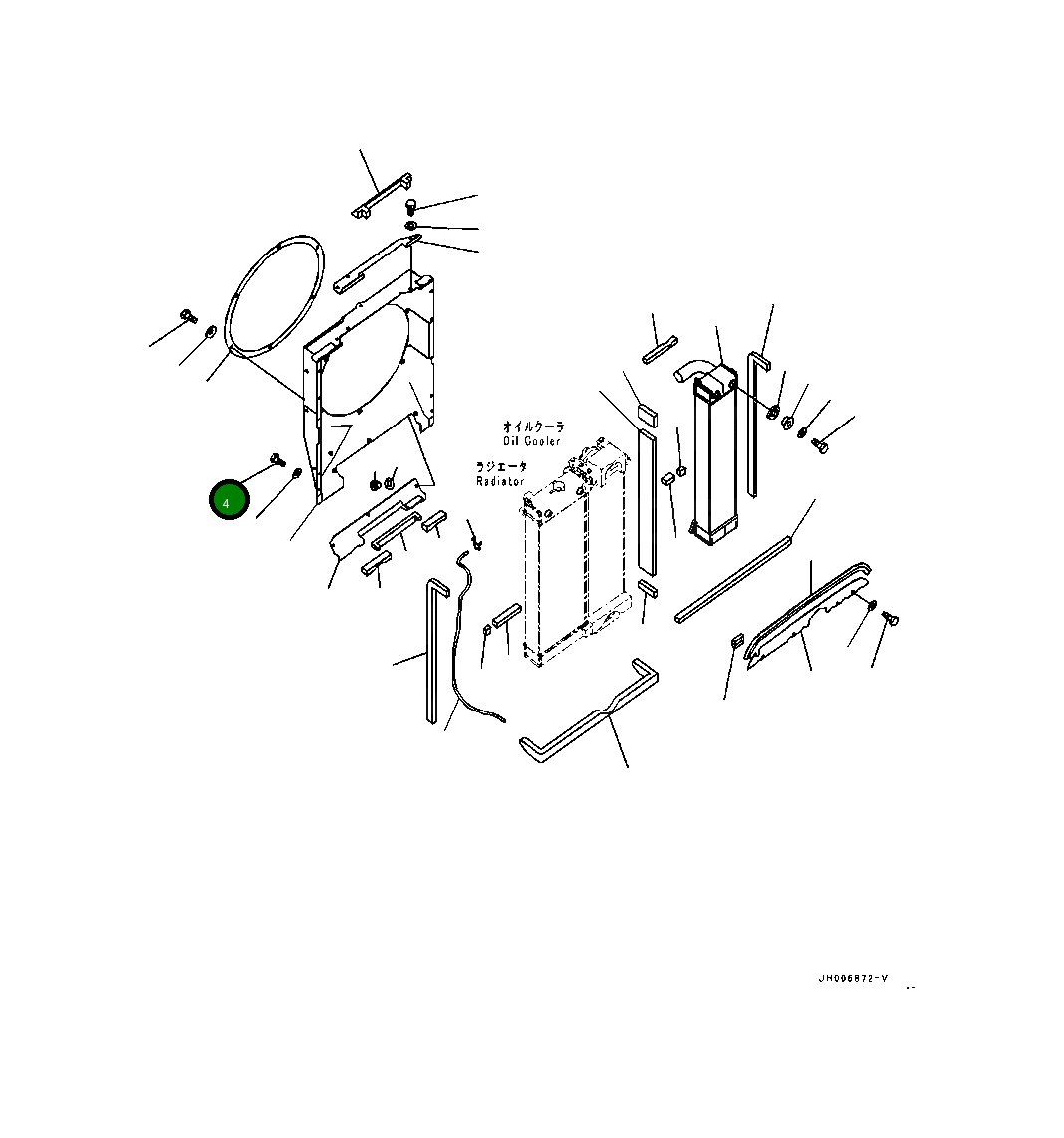 Крышка 205-03-33960 Komatsu