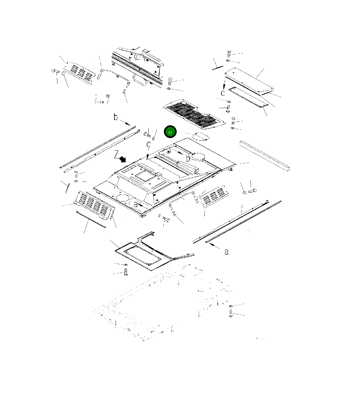 Крышка 419-54-61380  Komatsu