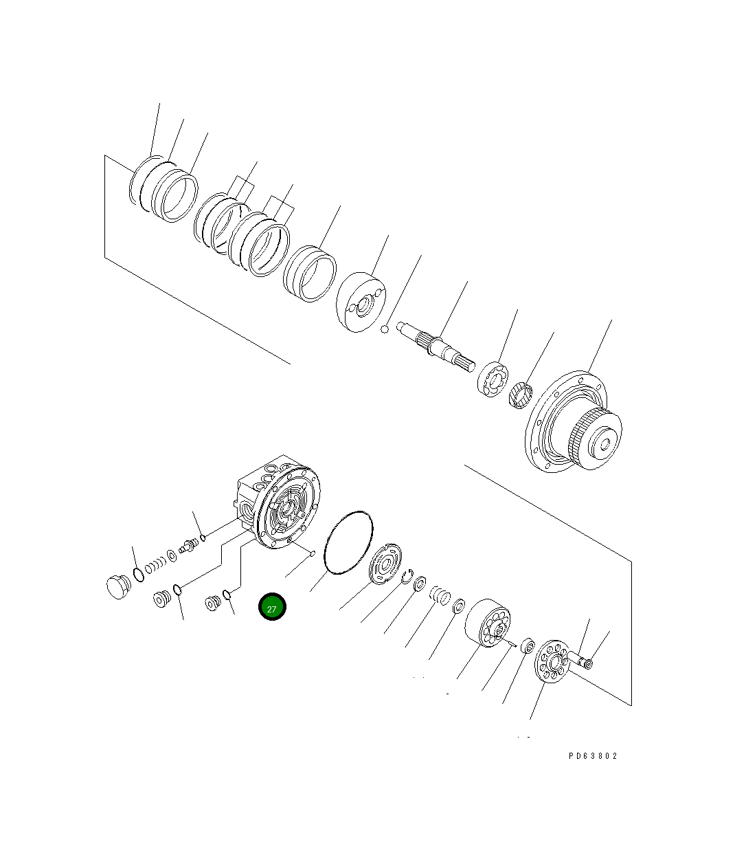 Кольцо уплотнительное (O-Ring) 07000-11007 Komatsu