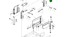 Крышка 2A5-54-11851 Komatsu