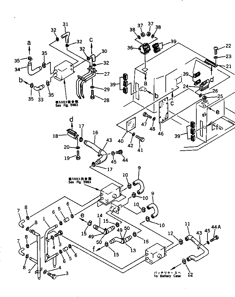 Крышка 195-Z11-3460  Komatsu