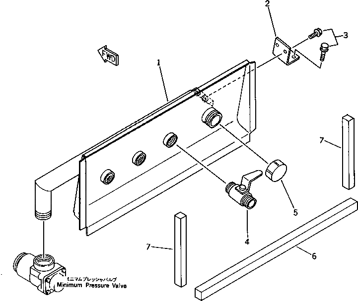 Болт M800906008200  Komatsu