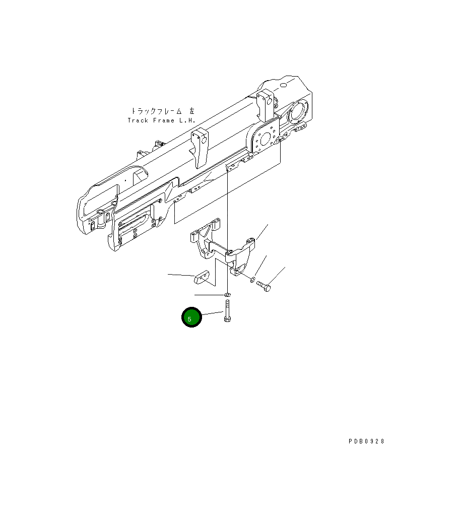 Болт 01011-82235 Komatsu