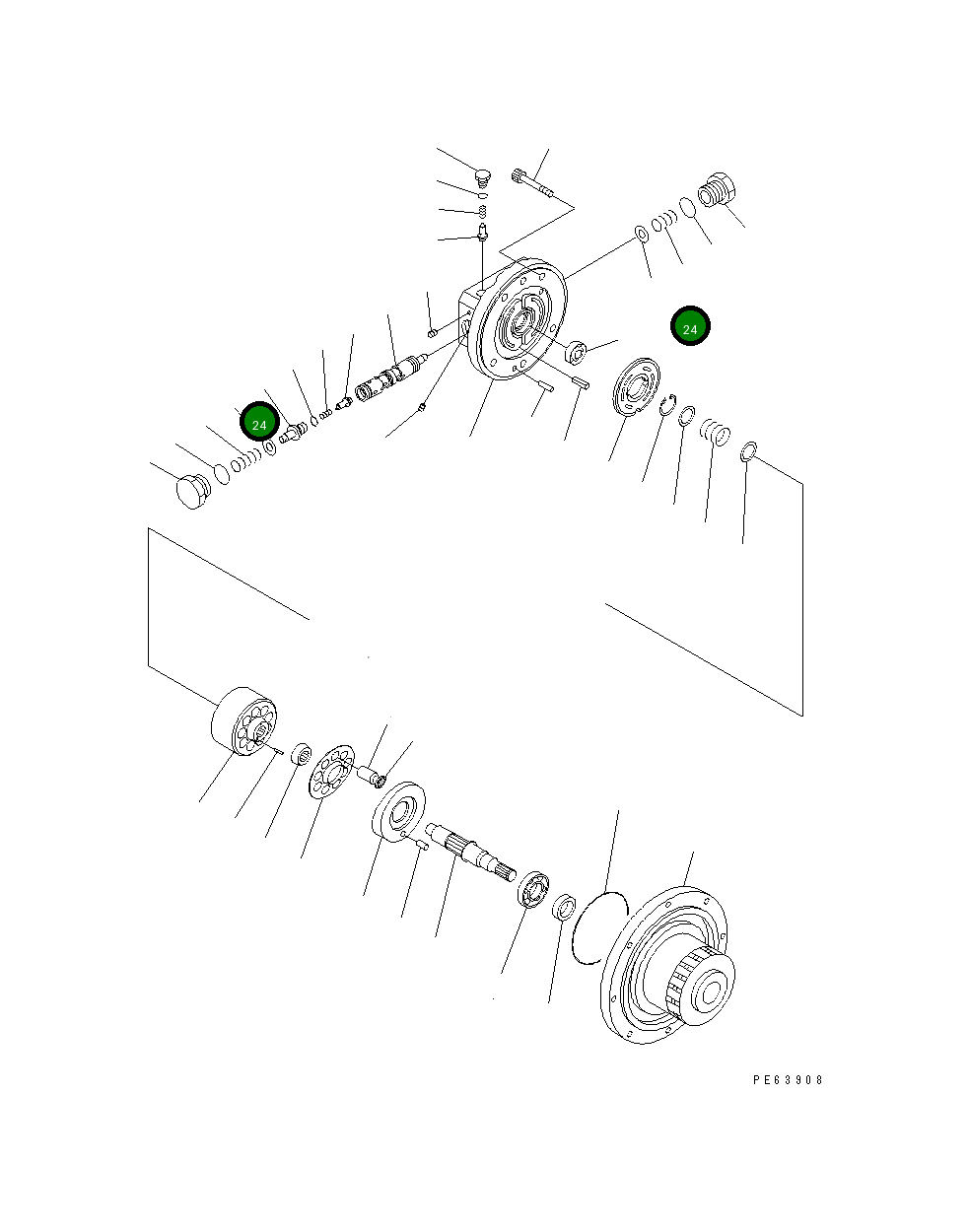 Кольцо 20W-60-12710 Komatsu