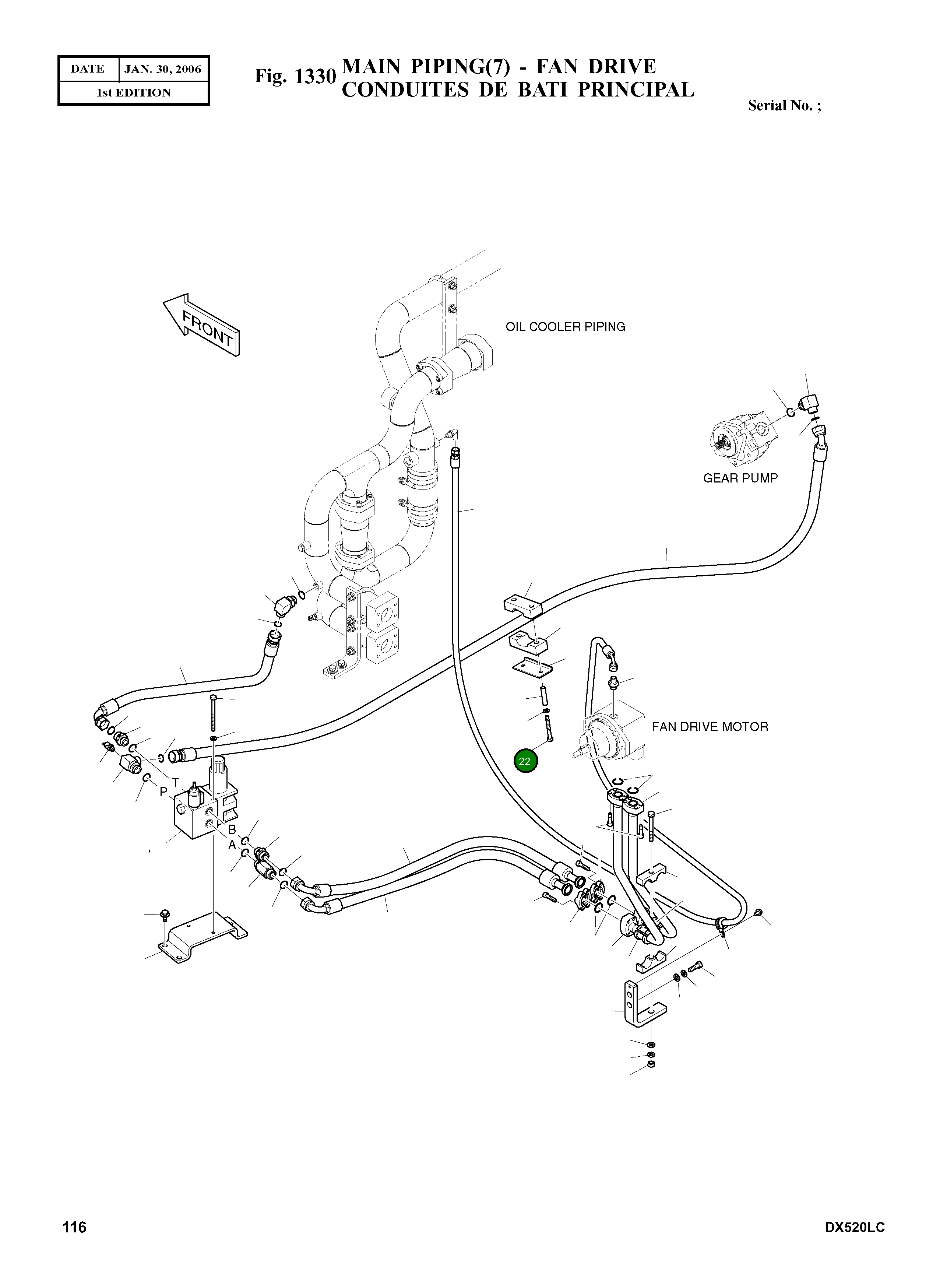Болт S0559166 Komatsu