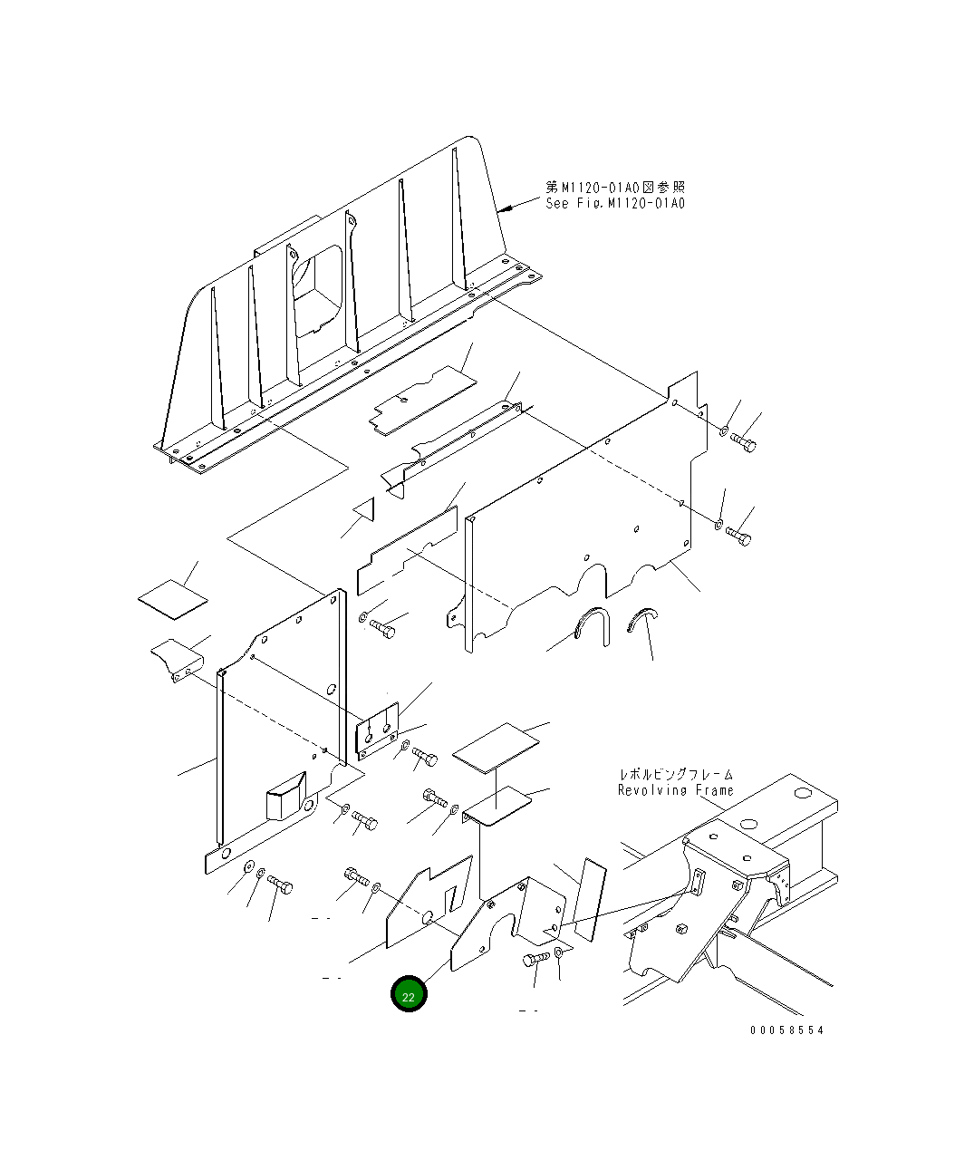 Крышка 209-54-42431 Komatsu