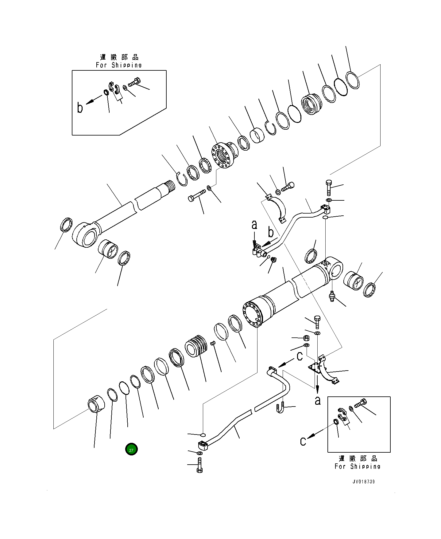 Кольцо уплотнительное (O-Ring) 07000-B5110  Komatsu