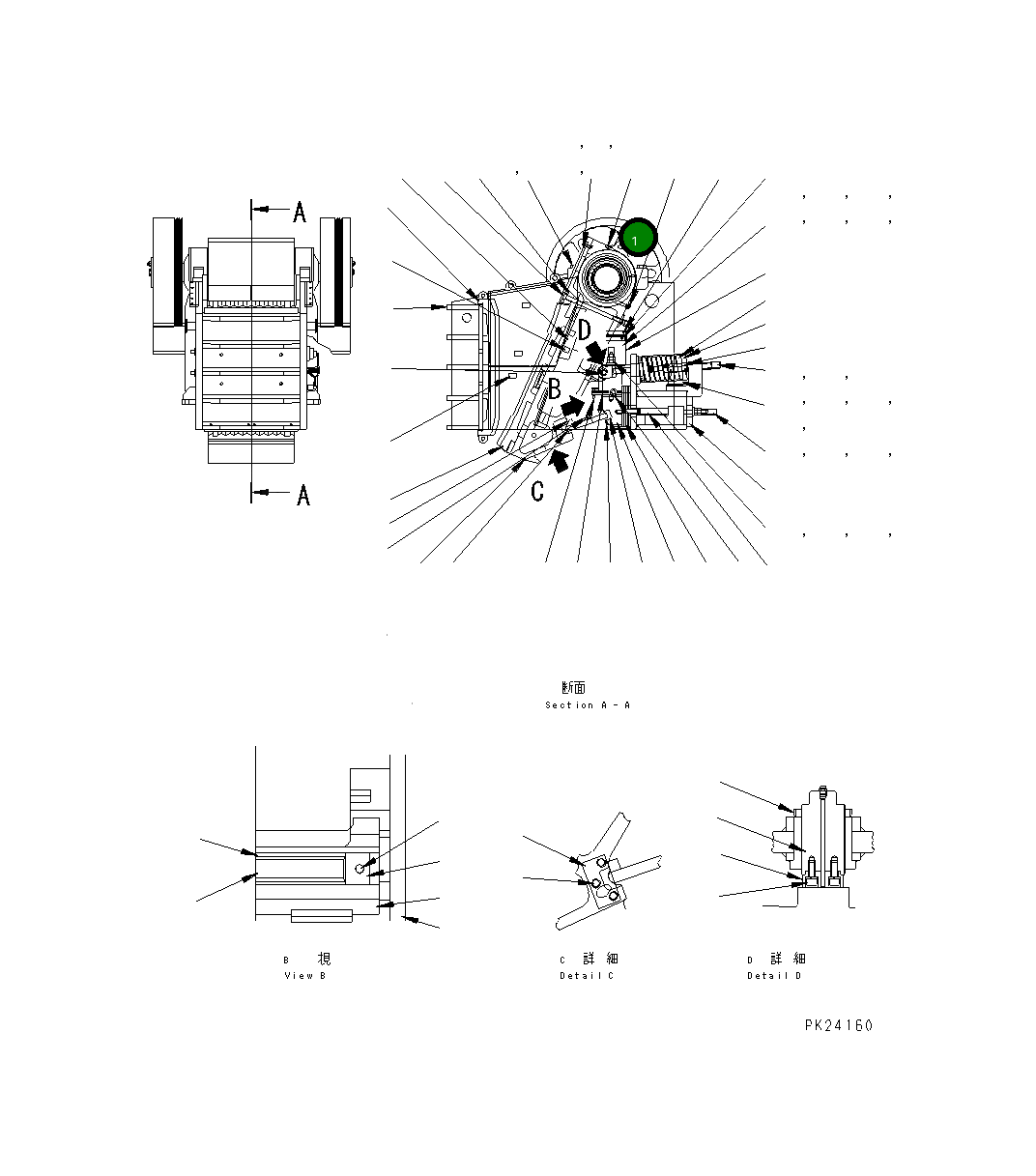 Болт KHJC-48123-2  Komatsu