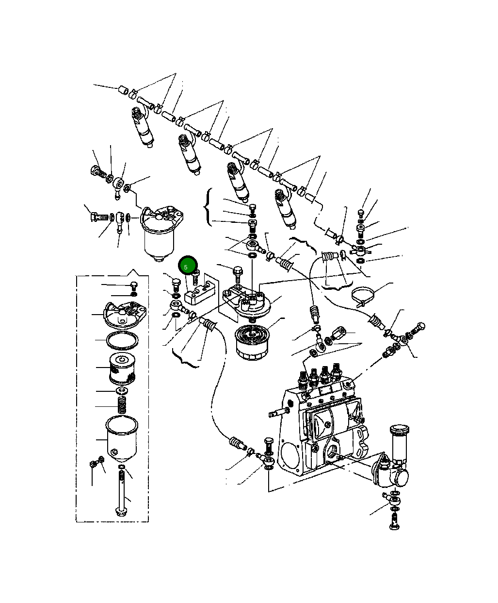 Болт YM26450-100302 Komatsu
