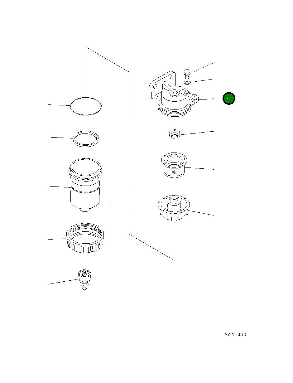 Крышка 600-311-9912 Komatsu