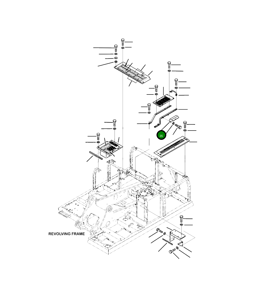 Крышка 207-54-43441 Komatsu