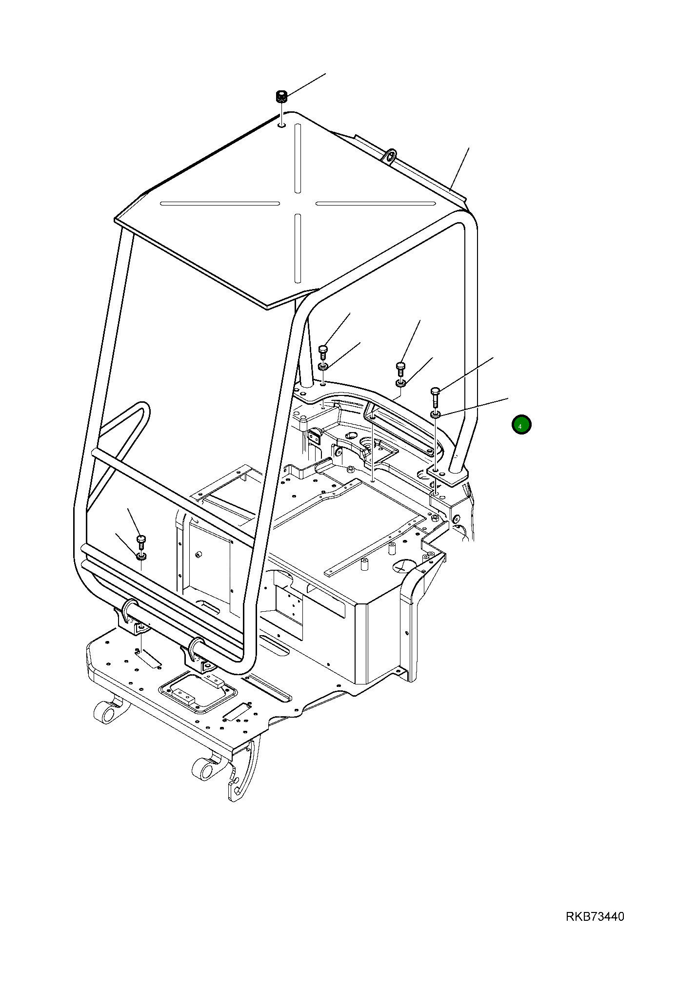 Болт 22L-09-R3H90 Komatsu
