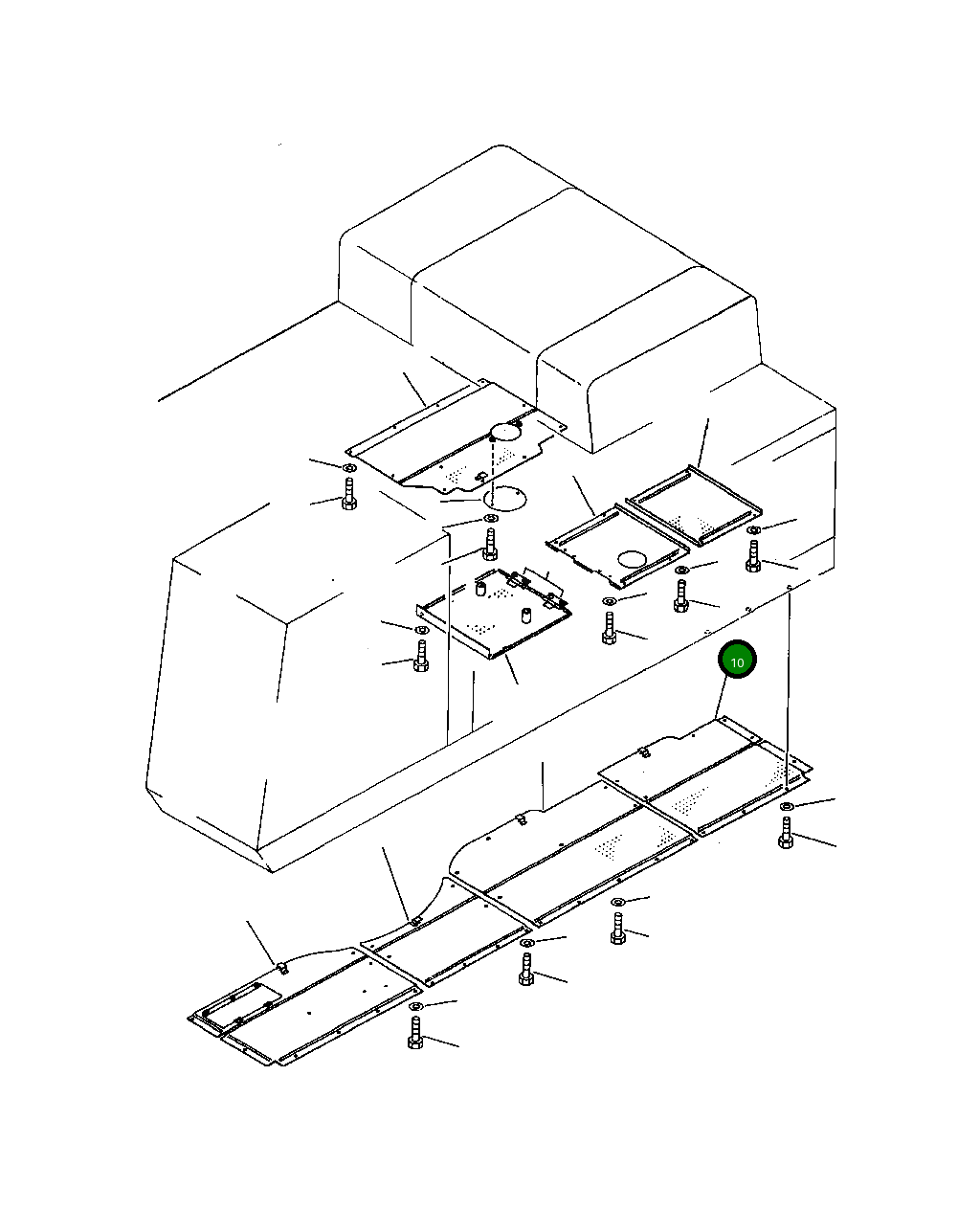 Крышка 209-54-54720 Komatsu
