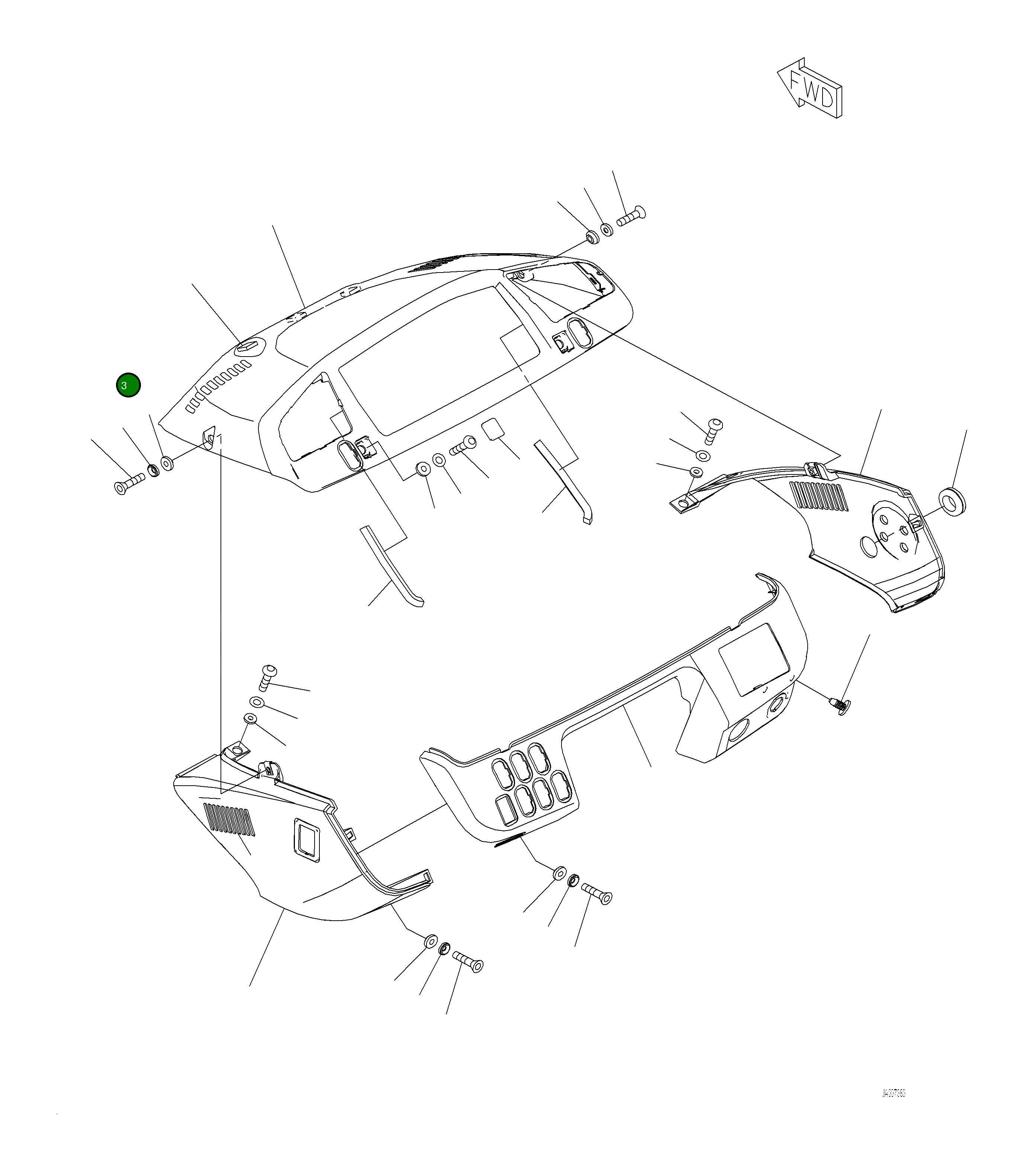 Крышка 421-926-5552  Komatsu