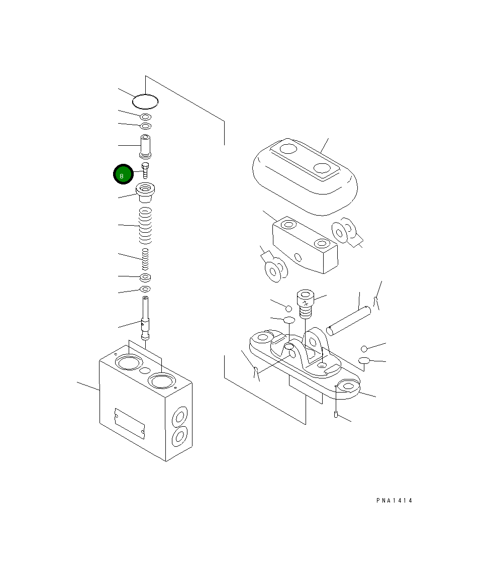 Болт NY81900-00032 Komatsu