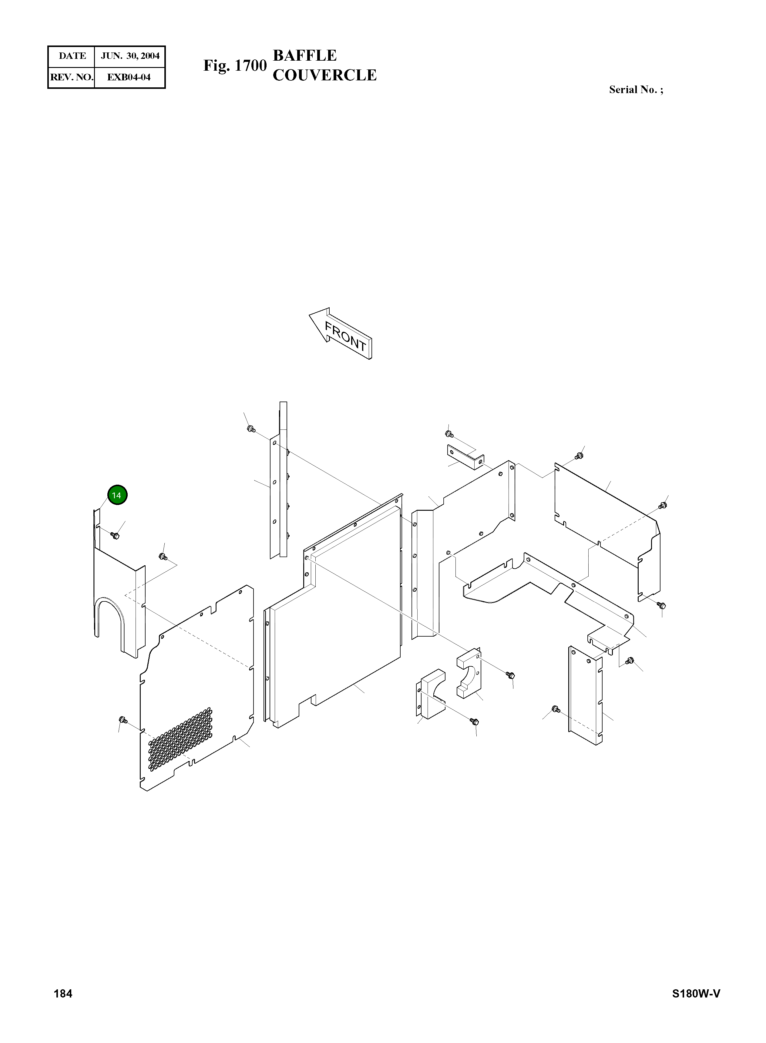Крышка 621-00511A Komatsu