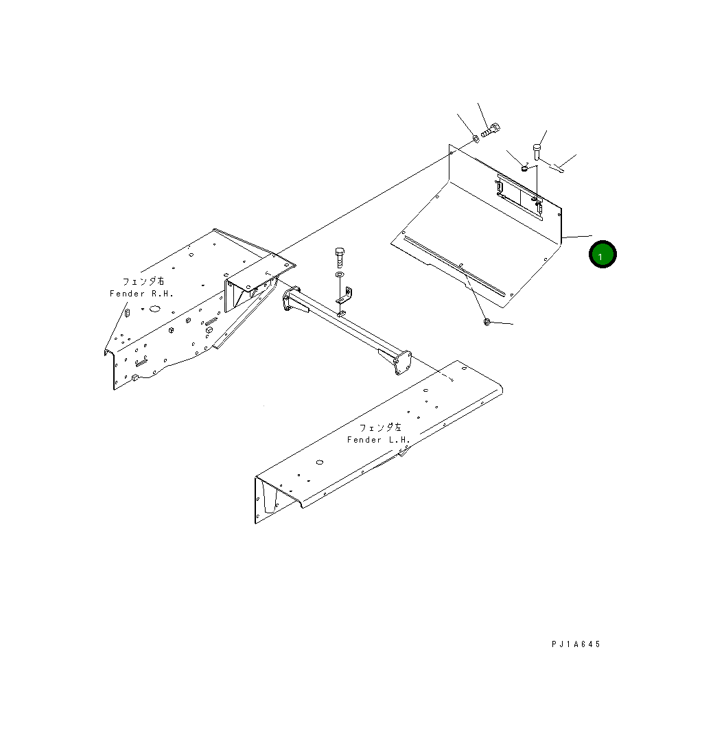 Крышка 156-54-23210 Komatsu