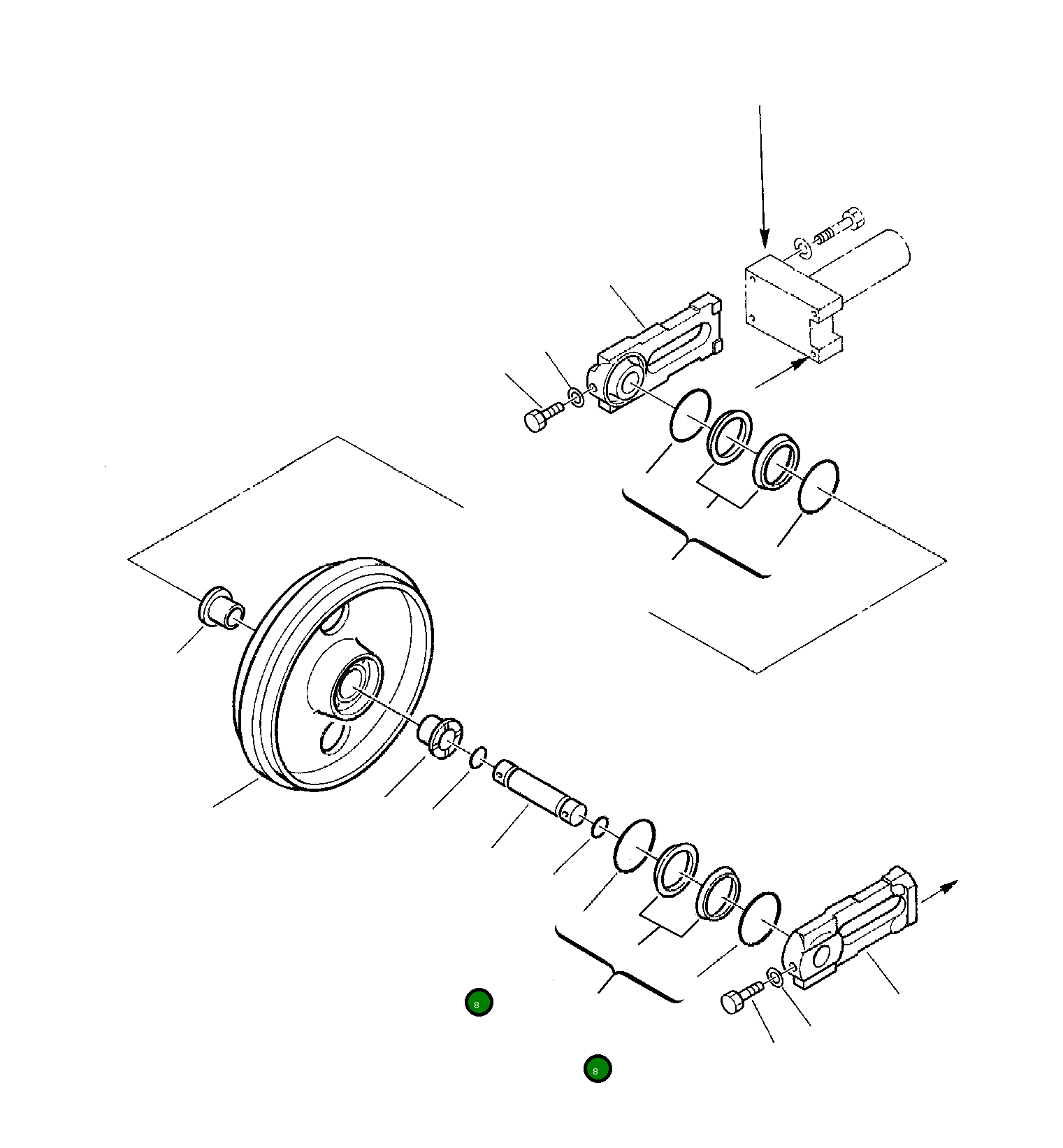 Кольцо уплотнительное (O-Ring) 855021216  Komatsu