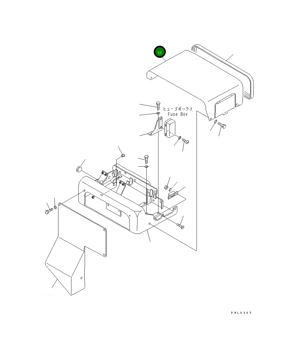 Крышка 176-06-41520 Komatsu